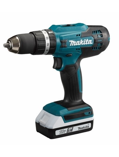 PARAFUSADEIRA FURADEIRA A BATERIA MAKITA HP488DW 18V MANDRIL 1/2