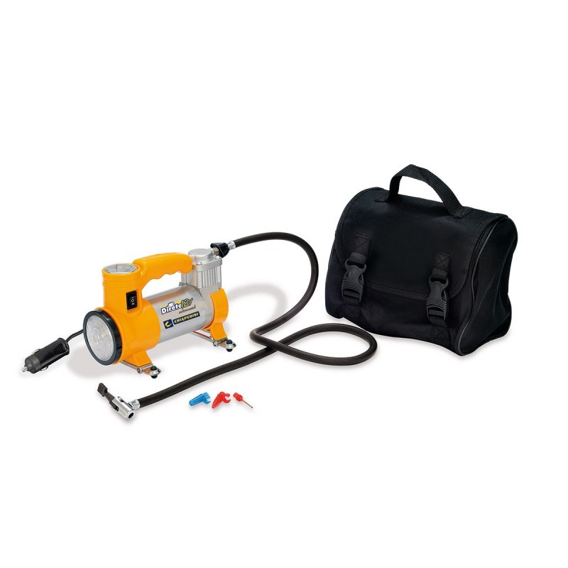 COMPRESSOR VEICULAR PORTATIL CHIAPERINI 12V 50W COM LANTERNA